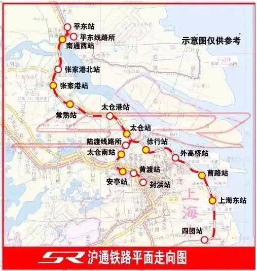 沪通铁路最新规划图解析与观点阐述